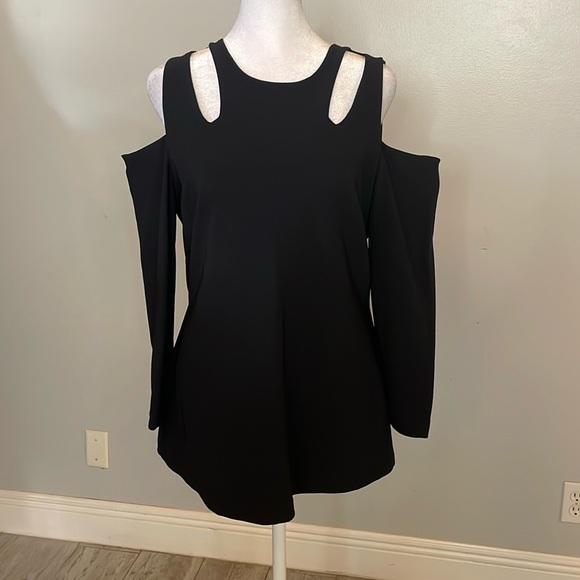 Boston Proper Tops - [Boston Proper] Black Cut Out Blouse - Size Small